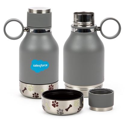 Dog Nutcracker Water Bottle Stainless Steel 17 Oz Water 